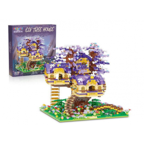 Casa del arbol de bloques de construcción TOY829