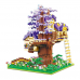 Casa del arbol de bloques de construcción TOY829