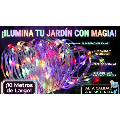 Manguera LED multicolor RGB de 10 metros y 100 LEDs. Tubo transparente flexible, luz de colores fija multicolor, impermeable IP44. Ideal para jardín, patio, fiestas, Navidad y decoración exterior. Bajo consumo y muy brillante. Manguera LED multicolor RGB de 10 metros y 100 LEDs. Tubo transparente flexible, luz de colores fija multicolor, impermeable IP44. Ideal para jardín, patio, fiestas, Navidad y decoración exterior. Bajo consumo y muy brillante.