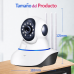 Cámara de seguridad WiFi 360° HD con detección de movimiento EKQ-30102