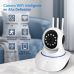 Cámara de seguridad WiFi 360° HD con detección de movimiento EKQ-30102