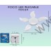 Foco led plegable de 5 hojas en forma de mango FOC24