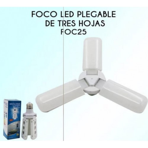 Mini foco led plegable de tres hojas,IN:156mm*50mm,OUT:187mm*66mm FOC25