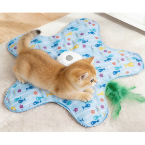 Mantén entretenido a tu gato con este juguete de pececito, diseñado para acompañar sus momentos de juego y estimular su curiosidad- Por mayoreo 