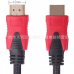 Cable HDMI de color rojo y negro 1.5m HD04