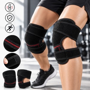 Rodillera deportiva ajustable con soporte y compresión para ejercicio, caminata y actividades diarias- Por mayoreo