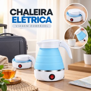 Hervidor eléctrico plegable y compacto de 600W, práctico para viaje, oficina y espacios pequeños- Por mayoreo 