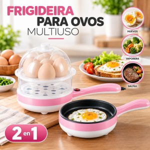 Sartén eléctrico 2 en 1 para freír y cocer alimentos al vapor. Práctico, versátil e ideal para el uso diario en cocina- Por mayoreo