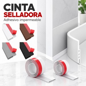 Cinta autoadhesiva impermeable para sellar esquinas, juntas y bordes en distintos espacios del hogar- Por mayoreo