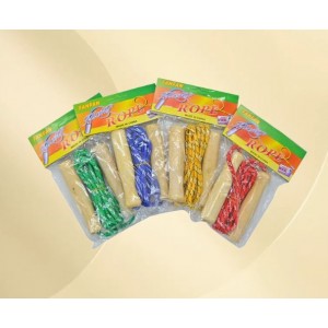 Cuerda para Saltar Fitness con Mangos de Madera – Entrenamiento Cardio y Ejercicio en Casa – 2.5 m - Por Mayoreo 13915