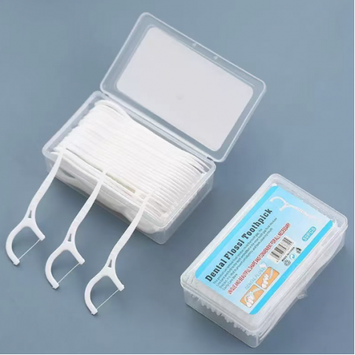 Cajas de Palillos de hilo dental tipo flosser ultrafinos Portátiles, resistentes y fáciles de usar. para limpieza interdental. Por Mayoreo 