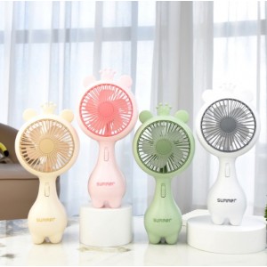 Ventilador portátil recargable de mano con diseño compacto, práctico y moderno, ideal para uso personal- Por Mayoreo HX/933-159C