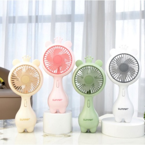 Ventilador portátil recargable de mano con diseño compacto, práctico y moderno, ideal para uso personal- Por Mayoreo HX/933-159C