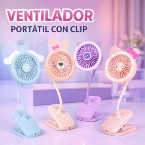 Ventilador portátil con clip y cuello flexible, práctico, compacto y fácil de ajustar. Ideal para uso diario- Por Mayoreo 189-7 Ventilador portátil con clip y cuello flexible, práctico, compacto y fácil de ajustar. Ideal para uso diario- Por Mayoreo 189-7