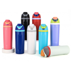 Botella térmica de gran capacidad de 1000ml con diseño moderno y tapa de apertura rápida- Por mayoreo 