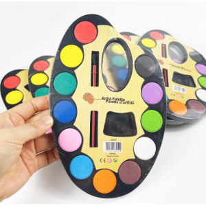 Set de Acuarelas para Niños con Paleta y Pincel para Manualidades- Pinta y Aprende con Diversión- Por mayoreo