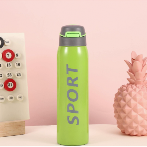 Termo deportivo de 500 ml con boquilla y tapa segura, ideal para bebidas-Por mayoreo 