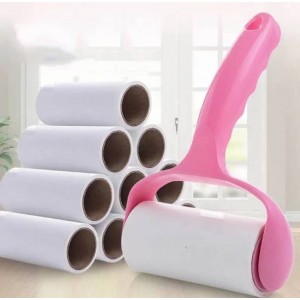 Rodillo quitapelusas adhesivo reutilizable diseñado para eliminar de forma rápida y práctica polvo, cabellos, pelusas y suciedad de ropa, muebles, sofás, alfombras y superficies del hogar- Por Mayoreo  34142-113