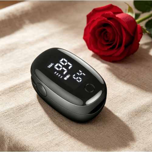 Oxímetro de pulso digital de dedo con pantalla LED de alta visibilidad. Mide saturación de oxígeno en sangre (SpO2) y frecuencia cardiaca de forma rápida y precisa. Ideal para uso en casa, deporte, adultos mayores.