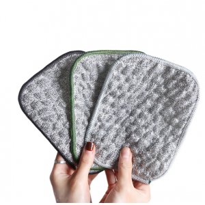 Set de 3 paños de limpieza resistentes y absorbentes, ideales para la limpieza diaria del hogar- Por mayoreo 