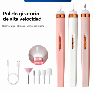 Lima Eléctrica para Uñas con Accesorios de Pulido Pedicure y Cuidado Personal- Por mayoreo 