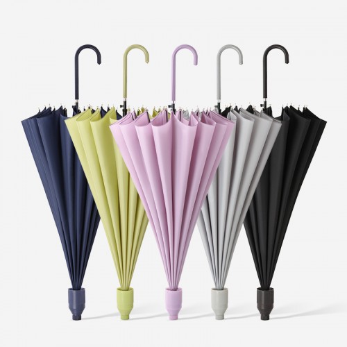 Sombrilla Impermeable Resistente al Viento, Sombrilla Impermeable de 104cm, Diferentes Colores, MAYOREO. 