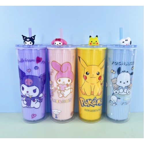 Vaso térmico infantil reutilizable de 750 ml con diseños tipo caricatura, Por mayoreo 883540 Vaso térmico infantil reutilizable de 750 ml con diseños tipo caricatura, Por mayoreo 883540