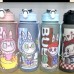 Botella infantil de 1000 ml con popote, diseños cute y correa de transporte. Ideal para escuela, uso diario Por mayoreo 883568