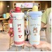 Botella térmica infantil de 500 ml con popote, boquilla ancha y diseños cute. Ideal para escuela, uso diario o regalo. 884099