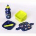 Set de 2pz, Tuppers y Botella, Set de 2pz tuppers y botella de Niño y Niña, Diferentes Diseños de Novedad y Colores, MAYOREO.