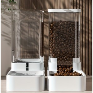 Comedero automático para mascotas con diseño moderno y práctico, ideal para perros y gatos-  Por mayoreo