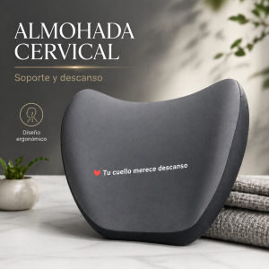 Almohada cervical ergonómica diseñada para brindar comodidad y soporte al cuello durante el descanso- Por mayoreo