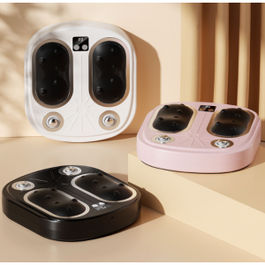 Masajeador eléctrico de pies portátil ideal para relajación en casa u oficina. Cuenta con múltiples modos de masaje que estimulan la planta del pie-Por mayoreo