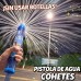Pistola de agua con efecto tipo fuegos artificiales, diseñada para lanzar chorros de agua en múltiples. Por mayoreo DP-12056
