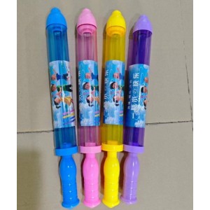 Pistola de agua con efecto tipo fuegos artificiales, diseñada para lanzar chorros de agua en múltiples. Por mayoreo DP-12056