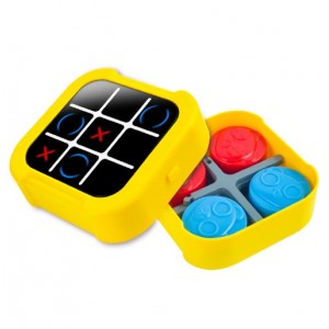 Juego de gato 3 en raya con diseño sensorial tipo Pop It, ideal para reducir el estrés y estimular la concentración.  por Mayoreo DP-12057