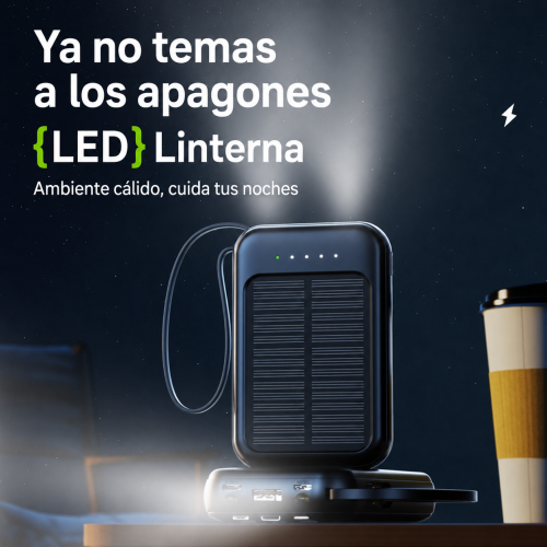 Lámpara Solar de Camping 5 Secciones con Brújula. ideal para aventuras de 20.000 mAh Por mayoreo Lámpara Solar de Camping 5 Secciones con Brújula. ideal para aventuras de 20.000 mAh Por mayoreo