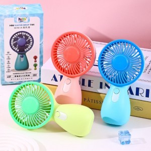 Mini ventilador de escritorio USB recargable con diseño de dibujos animados. Su diseño compacto y ligero permite llevarlo fácilmente en bolsa o mochila. H7-5D
