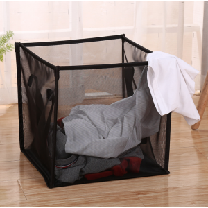 Cesta organizadora plegable de tela de malla, ideal para lavandería, ropa, juguetes, accesorios y artículos del hogar- por mayoreo 