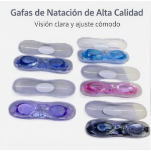 Gafas de natación de alta calidad diseñadas para brindar comodidad, protección ocular y visión clara bajo el agua- Por Mayoreo  M25843-1
