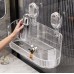 Estante organizador de pared que se fija con ventosa, ideal para baños, cocina, lavandería o cualquier espacio. por Mayoreo  P-12195 