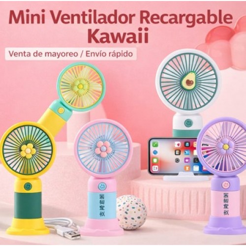 Ventilador Portátil con Soporte para Celular, Ventilador con soporte, Diferentes Modelos, MAYOREO. 