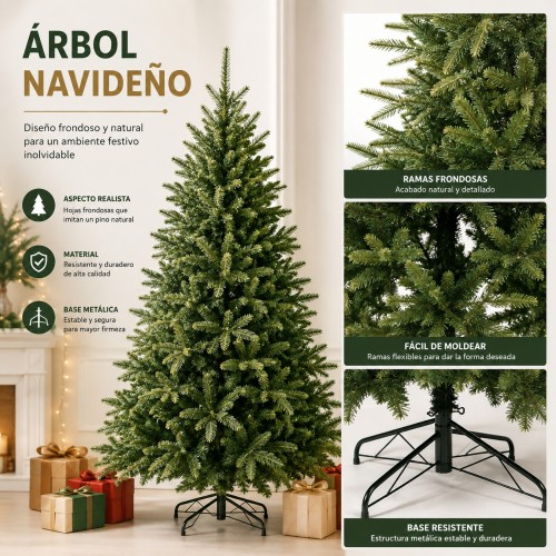 Árbol de Navidad artificial de PVC  de 1.5cm, con 450 ramas por mayoreo 