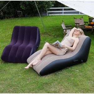 Sillón Inflable Reclinable Tipo Lounge para Exterior y Descanso – Portátil – Por Mayoreo  SL-010