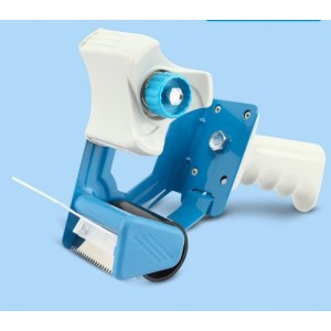 Despachador manual de cinta adhesiva ideal para empaque, embalaje y sellado de cajas. Diseñado con mango ergonómico para un mejor agarre, Por Mayoreo T15002