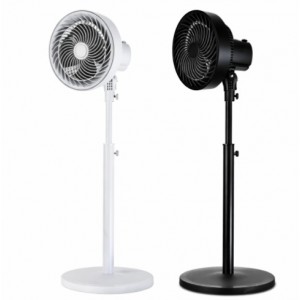 Ventilador de pedestal ajustable con gran flujo de aire y bajo consumo eléctrico de 12 pulgadas. Por Mayoreo VEN46