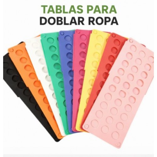 Tabla creativa para doblar ropa de forma relajada embalaje mixto de 10 colores Por Mayoreo W-EYFH537