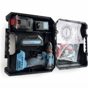 Taladro inalámbrico de 24V ideal para trabajos de perforación y atornillado en el hogar, taller o uso profesional ligero- Por Mayoreo WQL-39