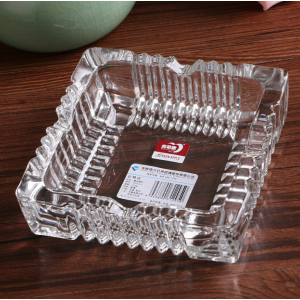 Cenicero Decorativo de Cristal con Diseño Elegante y duradero. Diseñado para evitar manchas y residuos.- Por mayoreo 