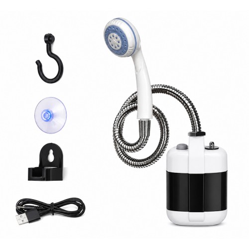 Regadera portátil recargable con bomba de agua para camping, viajes y uso diario- Por mayoreo Regadera portátil recargable con bomba de agua para camping, viajes y uso diario- Por mayoreo